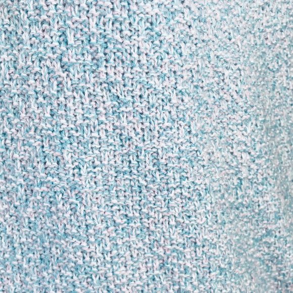 Vintage 60s two pieces set, pink and blue wool sleeveless top and straight skirt - Picture 7 of 7